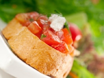 Bruschetta je jedným z klasických talianskych jedál