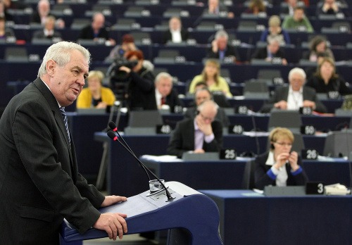 Miloš Zeman v Bruseli