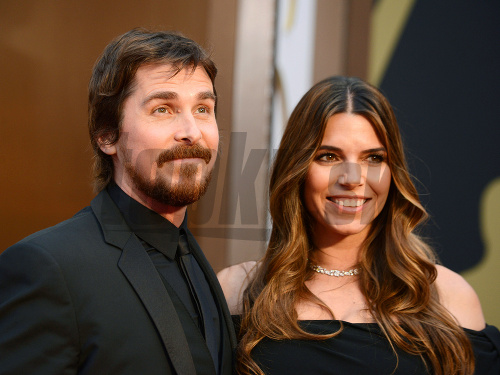 Christian Bale s manželkou Sibi