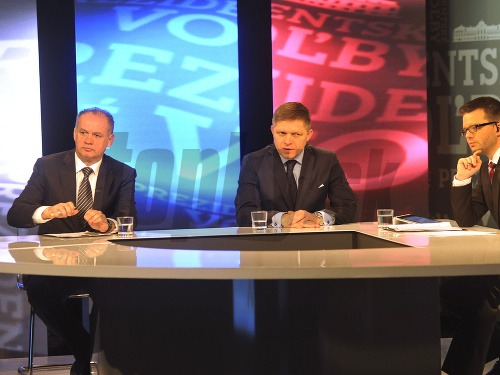 Andrej Kiska a Robert Fico v rannej diskusii