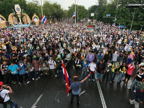Protesty v Thajsku