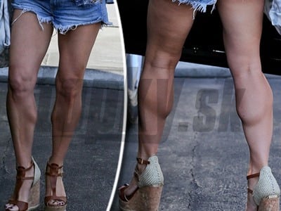 Ktorá celebrita vystavila na obdiv štíhle a neuveriteľne svalnaté nohy?