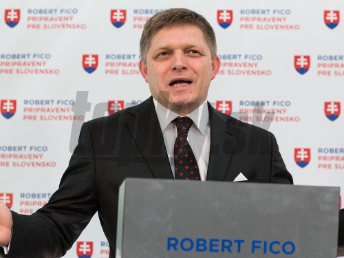 Kandidát na prezidenta SR Robert Fico na TB k ukončeniu volebnej kampane pred 2. kolom prezidentských volieb.
