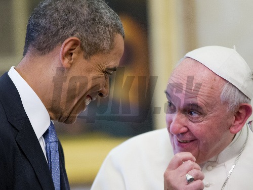 Obama a pápež František