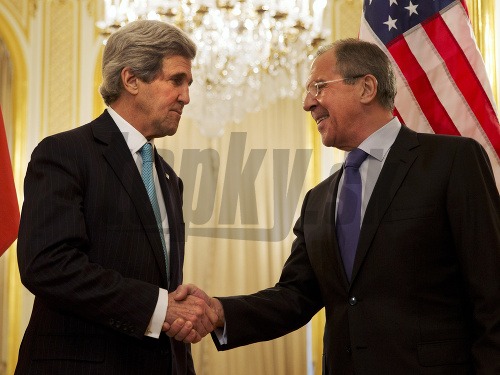 John Kerry a Sergey Lavrov
