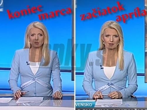 Len po necelom týždni sa Aneta Parišková objavila na obraze v rovnakom oblečení. 