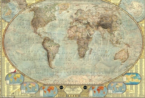Unikátna mapa sveta