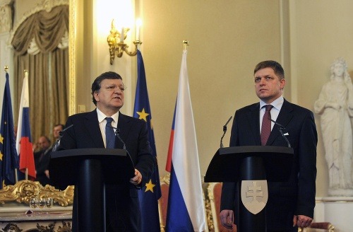 Jose Manuel Barroso a Robert Fico