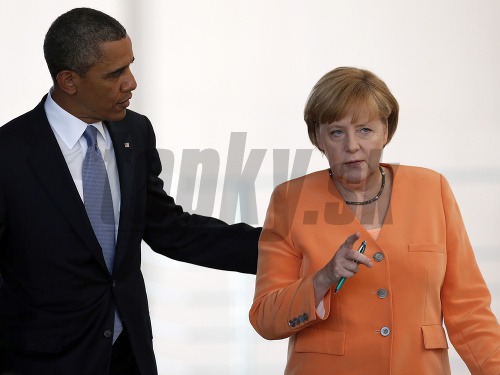 Barack Obama a Angela Merkelová