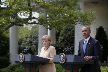 Angela Merkelová a Barack Obama