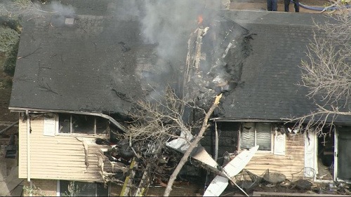 Pád lietadla v Denveri