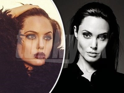 Angelina Jolie na zábere z roku 1995 a v súčasnosti