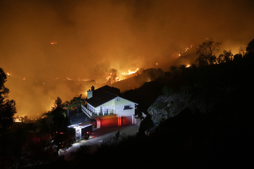 Lesné požiare v Kalifornii