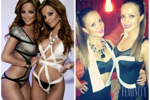 Sexi duo Twiins majú postavičku ako lusk a v plavkách pôsobia hriešne zvodne.