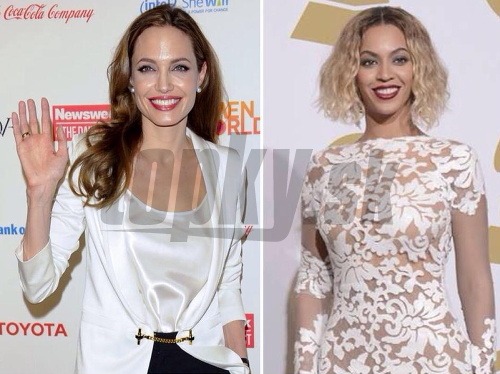 Angelina Jolie a Beyoncé