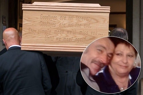 Pohreb Kevina a Christine Shearsonovcov dojal Britániu.