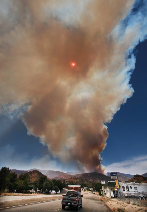 Požiar v Národnom parku Sequoia
