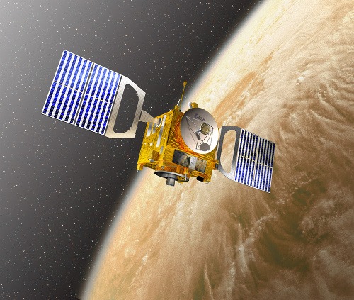 Sonda Venus Express preletí atmosférou Venuše