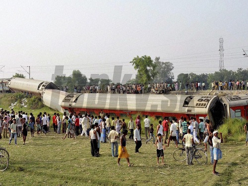 Vykoľajenie vlakov v Indii