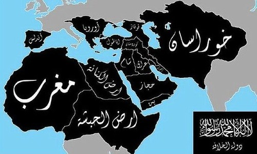 Územie, ktoré chcú ovládať islamisti