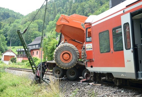 Vlaková nehoda v Nemecku