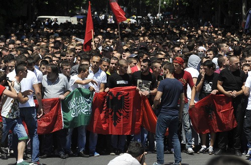 Protesty v Skopje