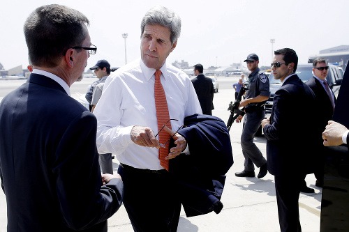 John Kerry priletel do Tel Avivu