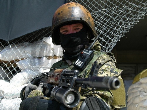 Pro-ruskí militanti na Ukrajine