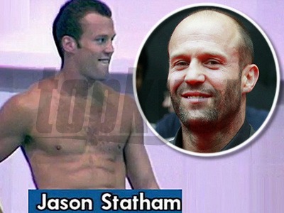 Jason Statham v roku 1990 ako nádejný skokan do vody s atletickou a obratnou postavou.