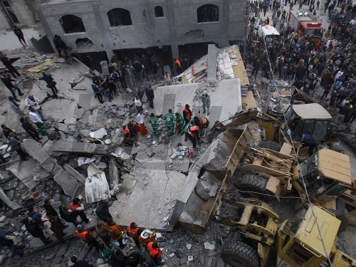 Izrael bombardoval sídlo lídra Hamasu