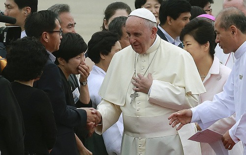 Pápež na návšteve v Južnej Kórei