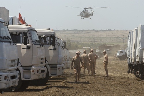 Konvoj s ruskou pomocou je už neďaleko hraníc Ukrajiny