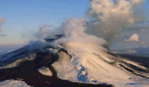 sopka Bárdarbunga na Islande