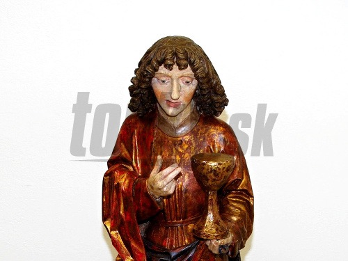 Ukradnutá socha Sv. Jána Evangelistu