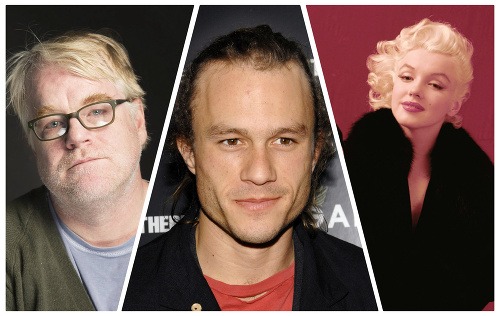 Philip Seymour Hoffman, Heath Ledger a Marilyn Monroe