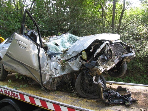 Dopravná nehoda medzi obcami Sučany a Podhradie 