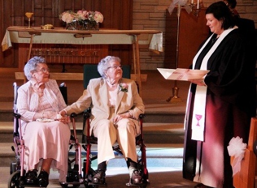 Dámy sa vzali po 72 rokoch spolužitia