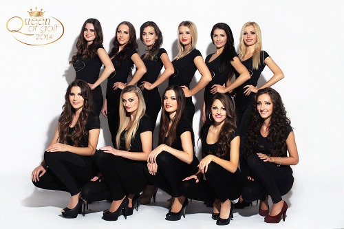 Finalistky súťaže Queen of Golf 2014