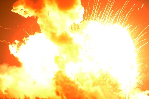 Raketa Antares vybuchla pri štarte