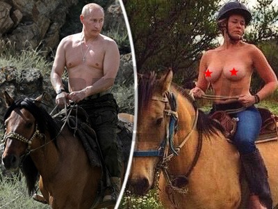 Chelsea Handler hore bez imitovala ruskú hlavu štátu Vladimíra Putina.