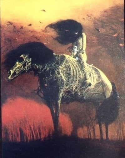 Poľský výtvarník Zdzisław Beksiński sa preslávil svojimi surrealistickými dielami.