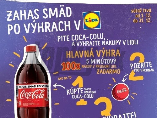 Exkluzívna súťaž s Coca-Colou v Lidli