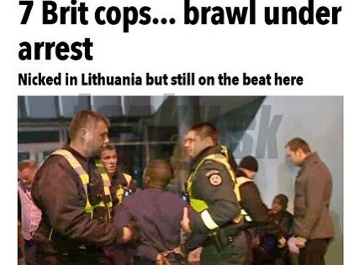 Zatknutý britský policajt