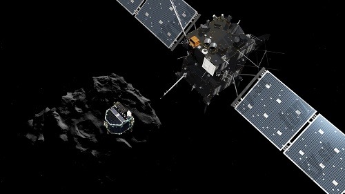 Sonda Rosetta pri kométe 67P/Čuriumov-Gerasimenko