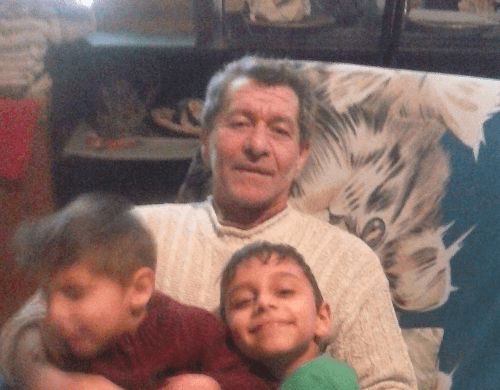 Kamil Cibuľa s vnúčatami