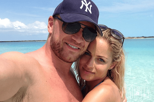 Marián Gáborík s priateľkou Ivanou Surovovou 