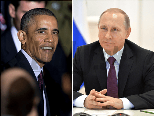 Barack Obama a Vladimir Putin