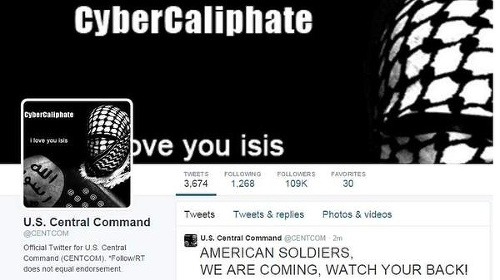 ISIS napadli účet Centrálneho velenia USA (Centcom)
