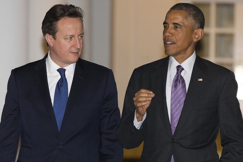 Barack Obama prijal v Bielom dome Davida Camerona