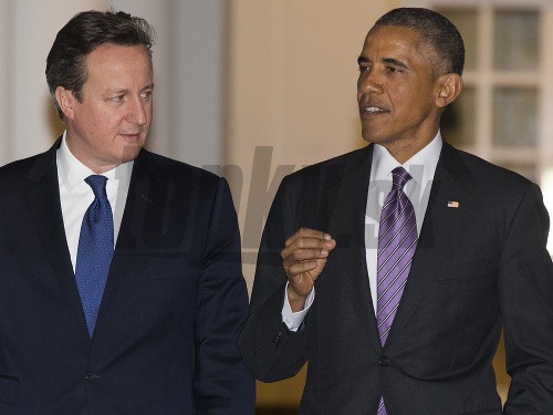 Barack Obama prijal v Bielom dome Davida Camerona